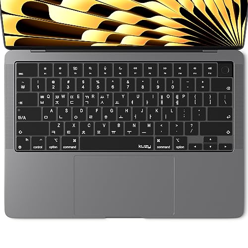 Kuzy K-1254.KOREAN Korean Macbook Pro Keyboard Cover 2024 2023 2022 14 Inch 16 Inch M3 M1 M2 Macbook Air Keyboard Cover 15 Inch 13.6 Inch Silicone Skin Ultra Thin thumb #8