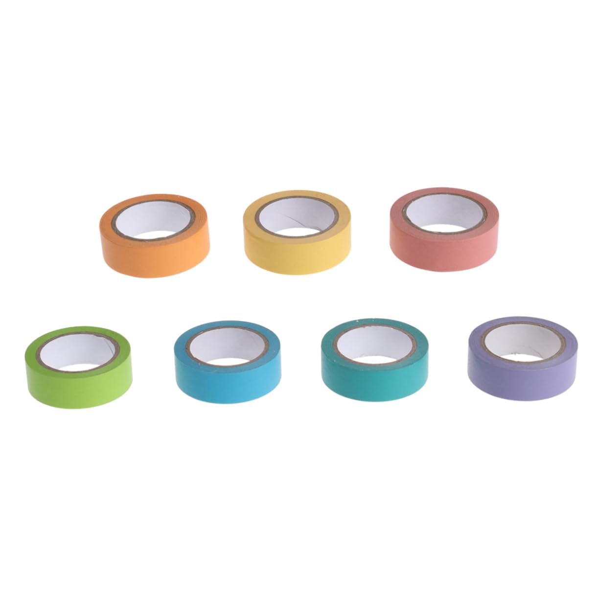 EXCEART 14rollos Cinta Washi Decorativa De Vibrantes De Tonos De Arcoíris para Manualidades y Scrapbooking