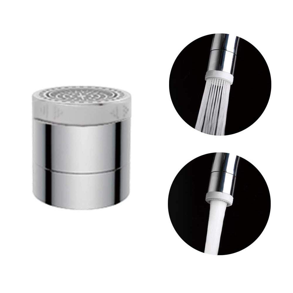 IUokLU Aerator,Faucet Sprayer,Water Saving Anti Splash Faucet Filter Aerator Diffuser for Kitchen Bathroom,Chrome Plated Brass Water Saver Spout Filter