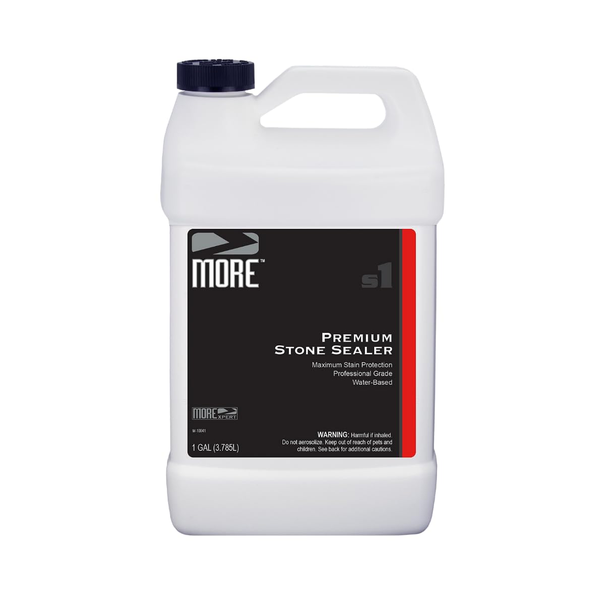 MORE Premium Stone Sealer - Water-Based Protectant - Granite, Marble, Concrete & Grout Sealer - for Indoor & Outdoor Use - Protects Against Oil, Water-Based Stains - Unscented - Gallon (128oz)