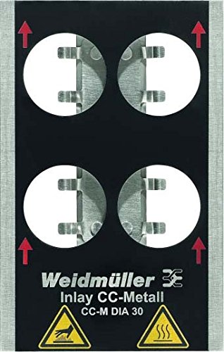 Support inlay CC-M dia30 WEIDMULLER 1341100000 robuste pour armoire électrique