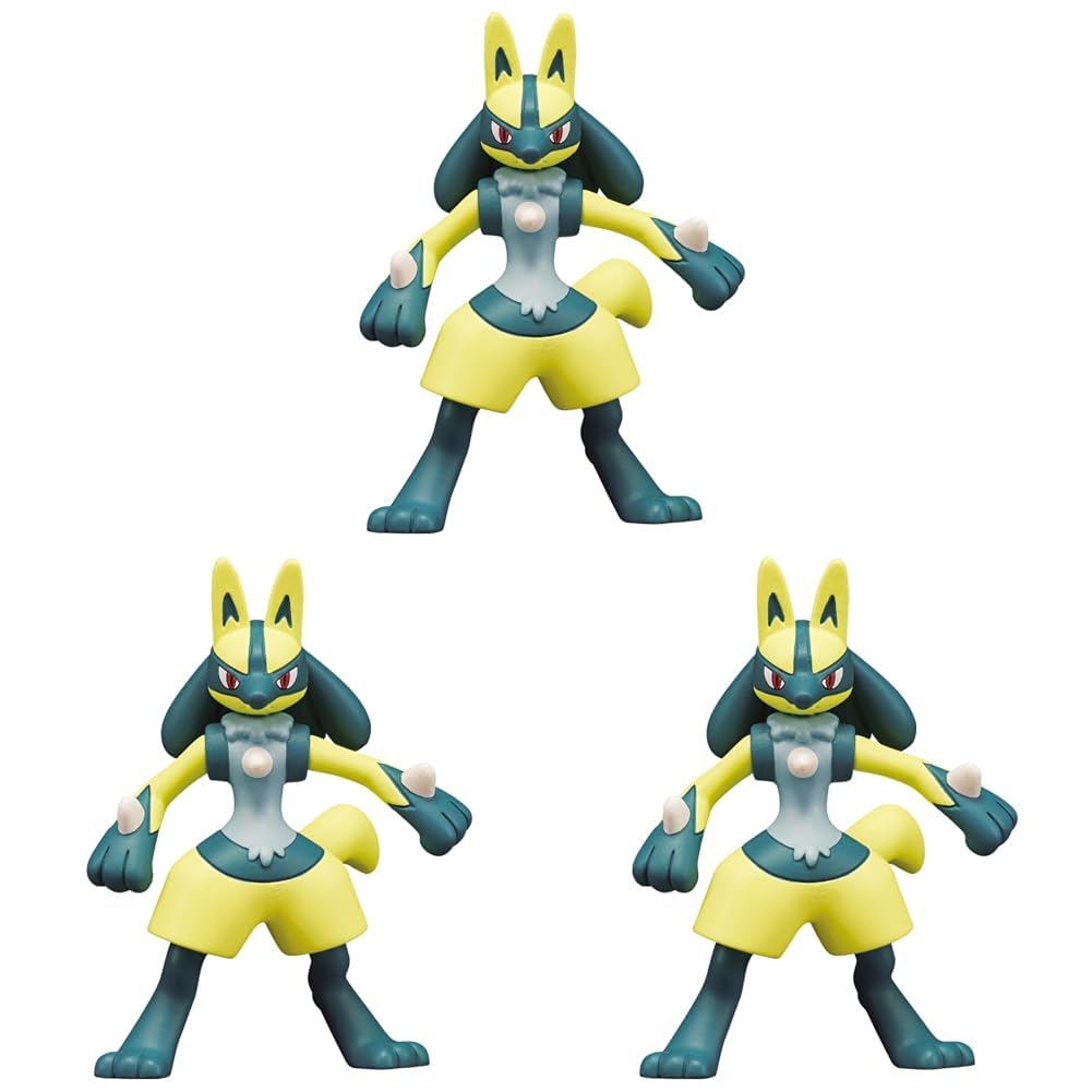 Amazon.co.jp: ポケットモンスター モンコレ MS-52 黄色いルカリオ