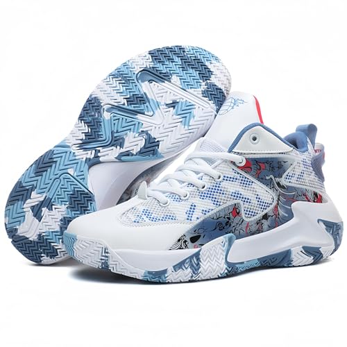 Zapatillas de baloncesto para hombre con suela antideslizante y tejido transpirable