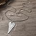 dsmrosp Handmade Silvery Cross Healing Heart |Cross Heart Christian Inspirational Faith Necklace for Women | Crucifix Pendant Christian Ornaments for Hope Gift (A)