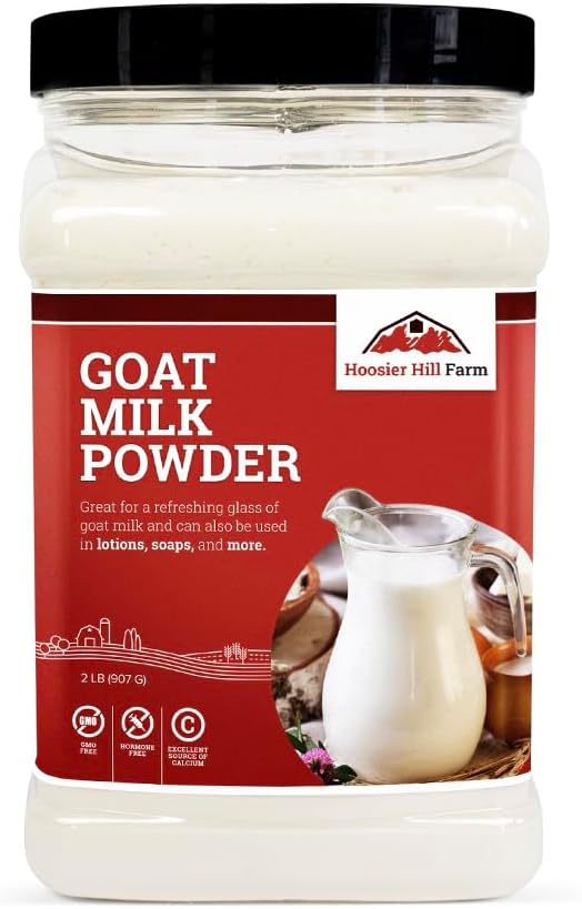 Hoosier Hill Farm Goat Milk Powder, 2LB (Pack of 1)