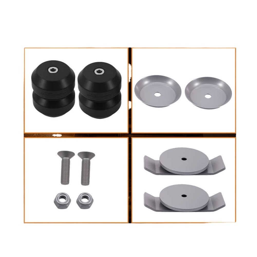 Kit de resorte auxiliar de suspensión neumática trasera 3600 libras compatible con Frontier 2005-2021