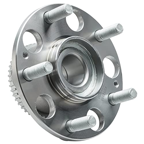 Image of Detroit Axle - 2 Rear Wheel Bearing Hubs for Honda Accord TL w /ABS, Hub Bearing 2003-2007 Honda Accord 2004-2008 TL, Replacement Wheel Bearing and Hubs Assembly Set