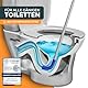 Meisterfaktur Rohrreinigungsspirale für Toiletten [1,8m] - Toiletten Spirale für schwere WC Verstopfungen - Dank Silikonschutz ohne Schäden - Sicher Toiletten Verstopfung entfernen!