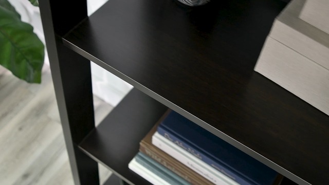 Amazon.com: Sauder Ladder Bookshelf 5 Tier Trestle Ladder Shelf