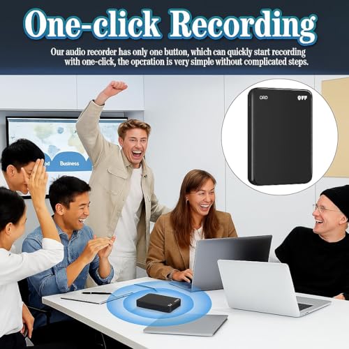 Image of DDLC 64gb Slimmest Mini Digital Voice Activated Audio Recorder Inbuilt Memory with 750 Hours Recording Capacity and 30 Hours Battery Time After Single Charge, Metal Case