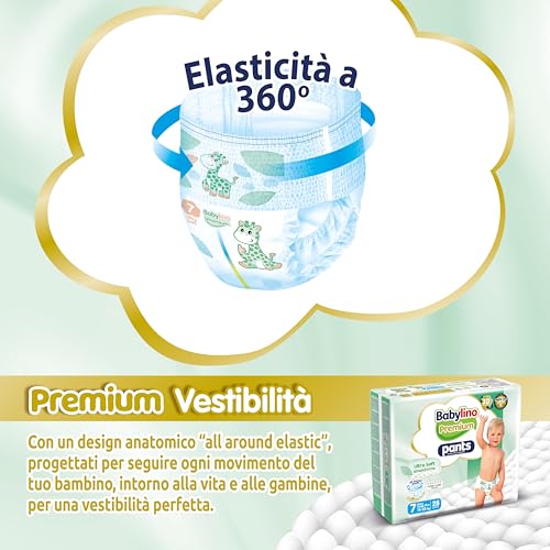 Babylino Premium Pants, Pannolini A Mutandina Taglia 7 Con Filtrante Ultra Soft, Extra Large Plus (15-25Kg), 28 Unità - 5