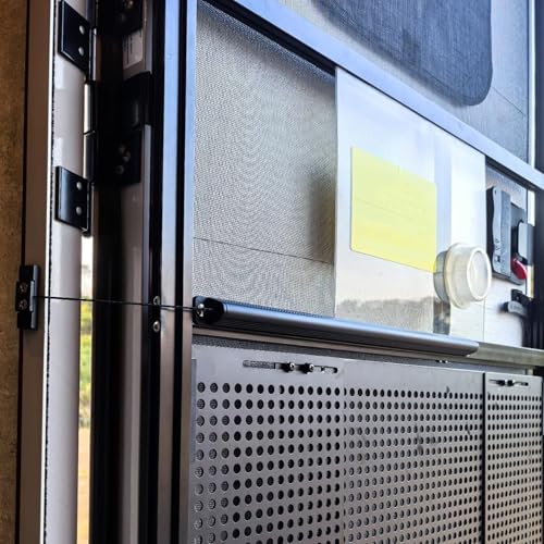 Cierrapuertas de pantalla para caravana y repuesto automático de mosquitera para RV 4