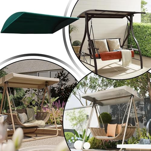 Toldo de repuesto para columpio de jardín exterior de 3 plazas 5