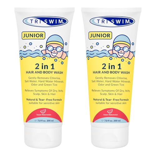 Body wash pour nageurs TRISWIM pasteque sucree le soin ideal apres les cours de natation enfant