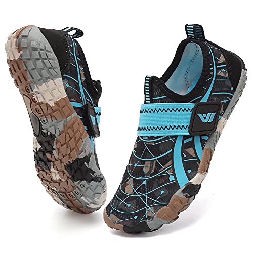 CIOR Water Shoes for Kids, Boy & Girls Water Shoes Outdoor Sports Aqua Athletic Sneakers Lightweight Sport Shoes-U220SSX01-blue-29