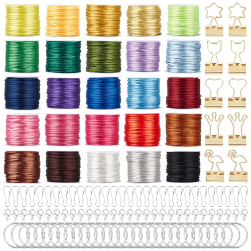 Cordon queue de rat fil nylon pour bracelets et perles Kumihimo - 2