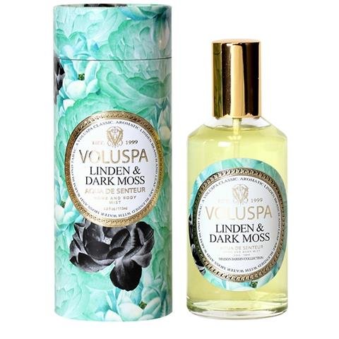 VOLUSPA MAISON JARDIN ROOM AND BODY MIST LINDEN & DARK MOSS 3.8OZ