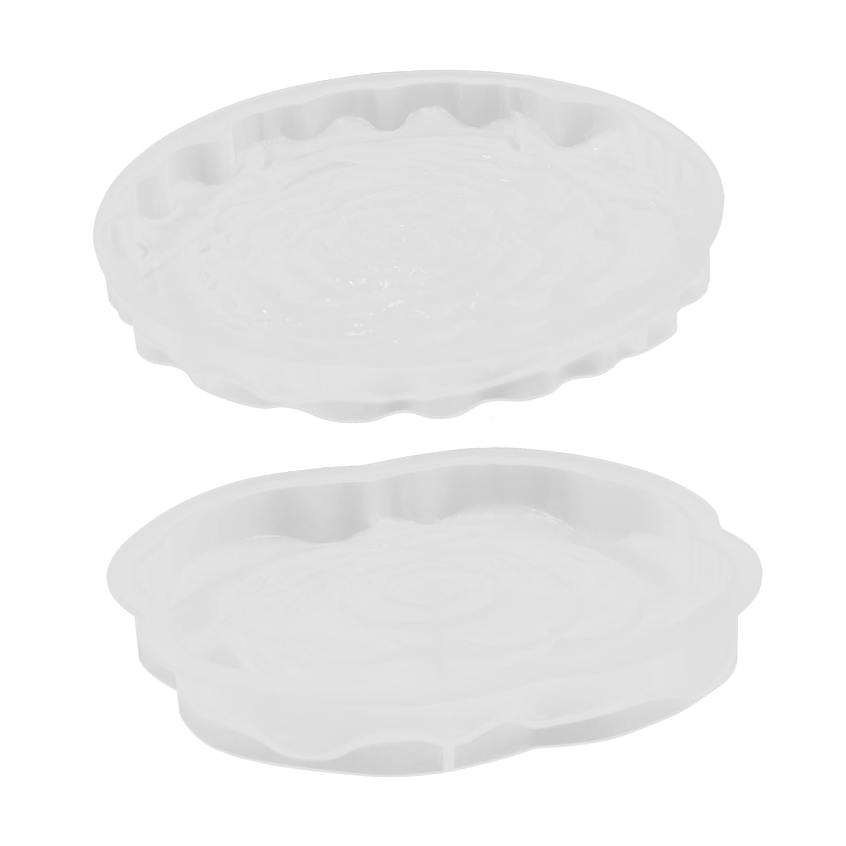 OSALADI 4 Set Stampo Silicone Per Sottobicchieri Forma Mold Resina Flessibile Per Creazioni Artigianali Per Iniziare Creare Sottobicchieri Unici E Protettivi 2 Pezzi * 4