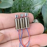 Lueao Cqinju-Motori Motore di Vibrazione coreless 6mm * 12mm DC 1,5 V-3V Micro Precision Vibrator Fai da Te Massager Bar Spazzolino da Denti Elettrico, Alta efficienza di Trasmissione