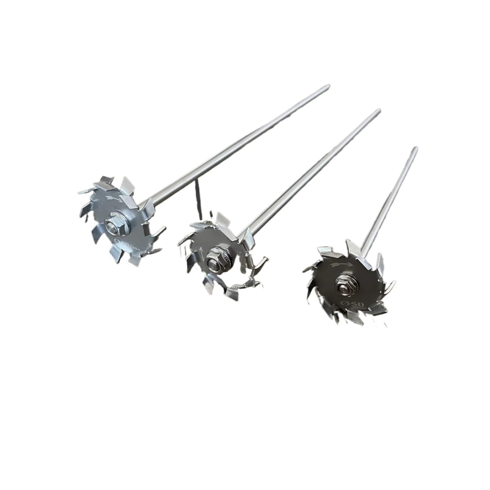 SDGBCXD stirring paddle, 1 Set Lab Stainless Steel 304 Dispersion Disk Stirring Rod 3-12cm(5cm disk with rod)