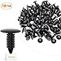 GOOACC Nylon Bumper Fastener Rivet Clips Fender& Bumper Shield Retainer GM, Ford & Chrysler 7mm Hole Retainer Auto Body Clips - 100PCS