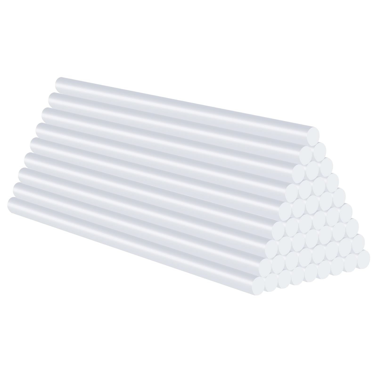 45 Pezzi Colla a Caldo Ø 11 x 190 mm,Colla a Caldo Ricariche Trasparente, Stick di Colla ad Asciugatura Rapida, per la Maggior Parte delle Pistole Adesive, Bastoncini di Colla per Fai da te