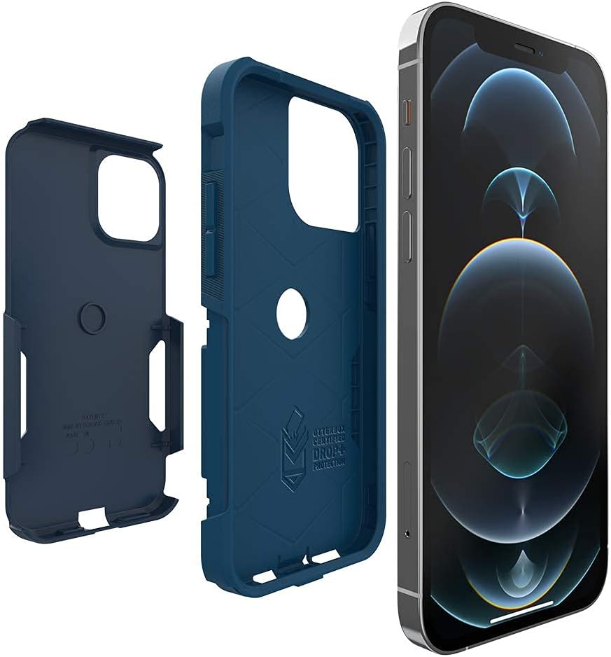 🛒 Flаѕh Sаlе OTTERBOX COMMUTER SERIES Case for iPhone 12 & iPhone 12 Pro - BESPOKE WAY (BLAZER BLUE/STORMY SEAS BLUE)