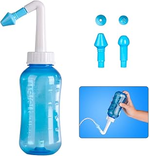 Xcellent Global 300ml Neti Pot Sinus Rinse Nasal Wash Cleaner Nasal Pressure Rinse Irrigation Sinus Rinse Nose Care for Adult and Children Rhinitis Treatment