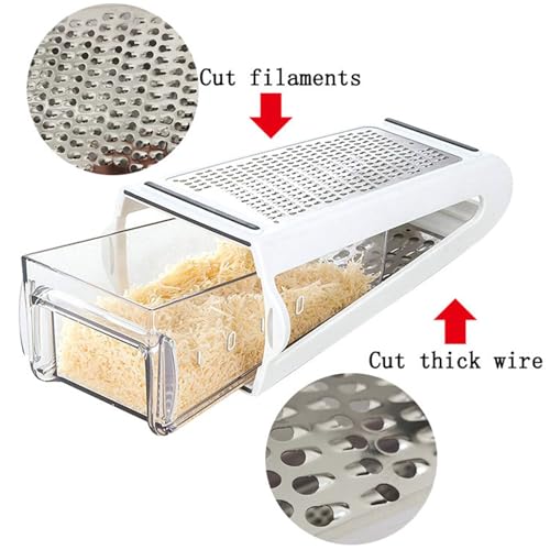 Rallador de caja doble con contenedor removible miniatura 2
