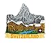 Produktbild zamonji Alpen Matterhorn, Zermatt, Schweiz 3D Harz Souvenir Kühlschrankmagnet Reise Aufkleber Tourist Geschenk Home & Küche Dekoration