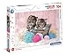 Clementoni- Supercolor Collection-Chatons et pelotes-Photo-104 pièces- 27115