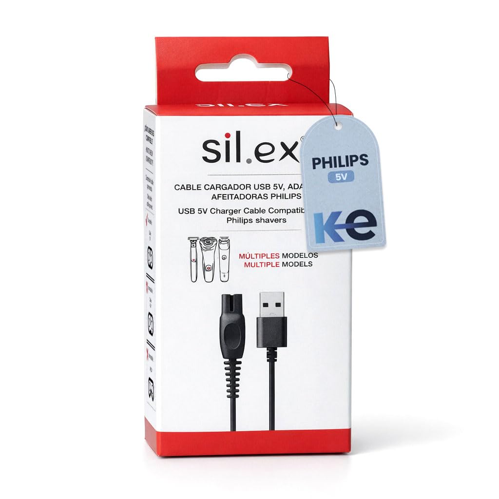 Anakel Home Cavo USB 5V Compatibile con Philips OneBlade 360 | Ricarica Rapida e Sicura per Rasoi QP2724 QP2720 QP2824 QP2734 QP4631 MG7910 MG5910 MG9510 PQ888 PQ889 Serie 2400