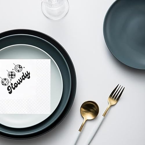 Miniatura 6 de Howdy - Servilletas de cóctel, paquete de 50 servilletas de papel Howdy Howdy Howdy para vaquera occidental, disco Last Rodeo Nashville, despedida