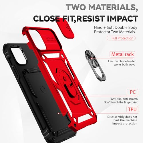 Coque pour iPhone 11 Pro avec protecteur d'écran double couche blindée - 6