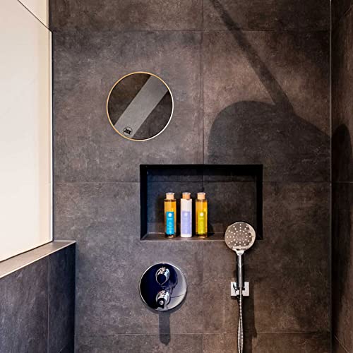 Uonlytech Espelho de aumento de 20 x 20 x com 3 ventosas, espelho de maquiagem para cosméticos espel