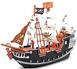 The Ram Piratenschiff Set Fantastisches Piraten-Galeonenschiff mit Segeln und einem Krähennest