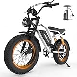 Likebike U12 Electric Bike for Adults, 2000W Peak 32MPH 20' Fat Tire Ebike, 20Ah...