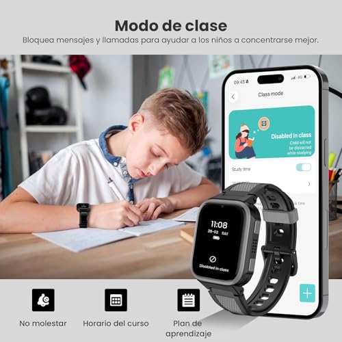 Reloj inteligente niños localizador GPS con batería 950 mAh K10 5