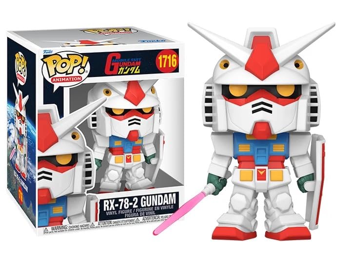 Funko RX-78-2 Gundam (Super Size) + Pop Protector: Mobile Suit Gundam Pop! Animation Vinyl Figure (Gift Set Bundled with ToyBop Brand Box Protector
