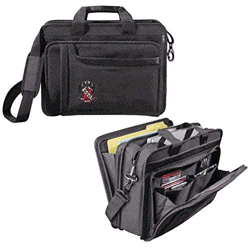 Greekgear Alpha Gamma Delta Crest - Shield Briefcase Attache Black2