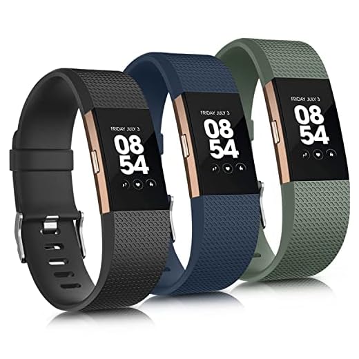 Mugust Correa para Fitbit Charge 2 para Mujer y Hombre,3Pack Correas Silicona Deportes Ajustable Pulseras de Repuesto Solo para Fitbit Charge 2(S,Negro/Azul/Verde)