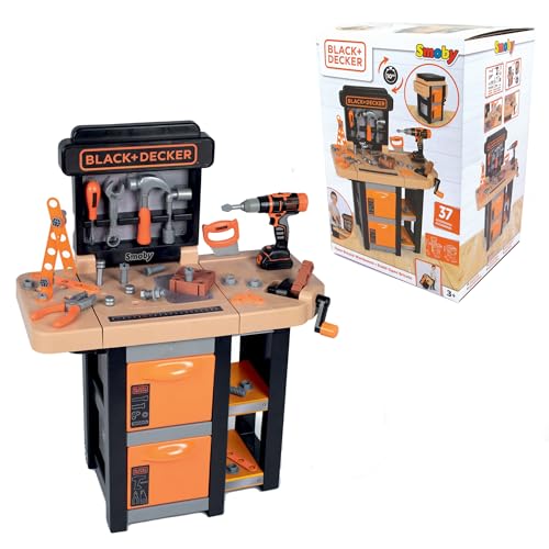 Smoby Black+Decker Open-Work - Banco de Trabajo