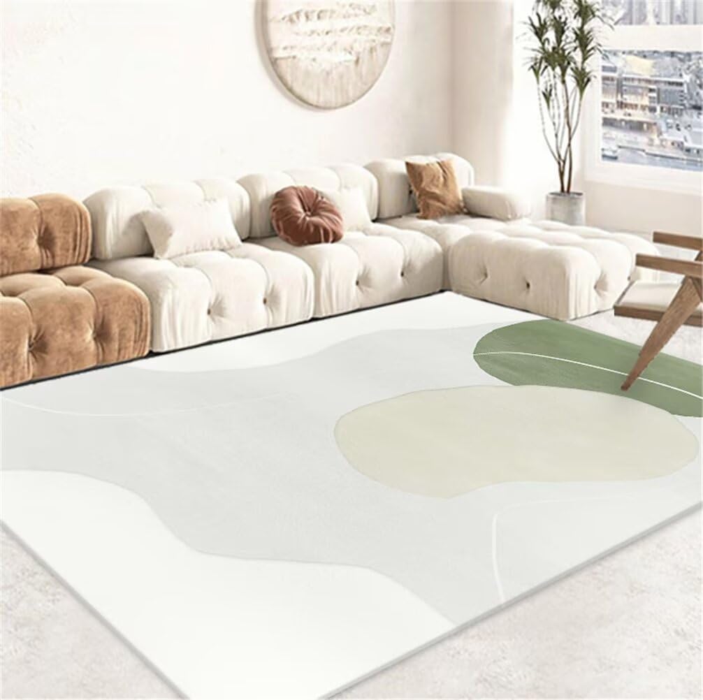 Tapis princesse vert 100x150cm avec envers antidérapant pour enfants