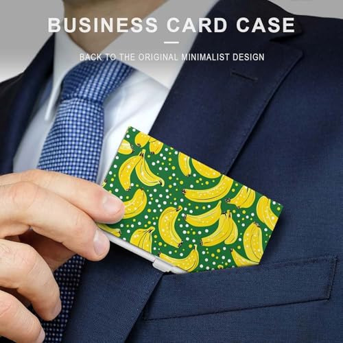 Banana Business Card Case Pocket Card Holder Slim Card Wallet for Men Women3