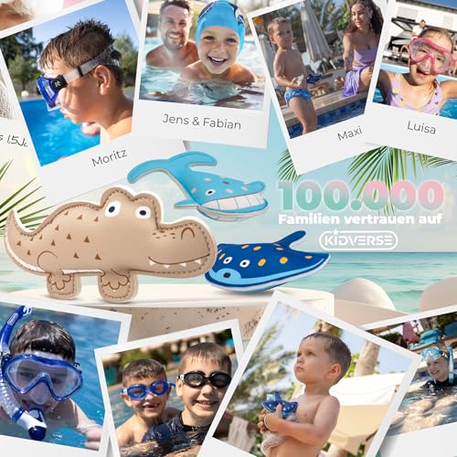 KIDVERSE Tauchtiere für Kinder - Geprüftes Wasserspielzeug - Neopren Tauchspielzeug für Kinder - Buntes Schwimmbad Spielzeug zum Tauchen Lernen - Pool Spielzeug (Meerestiere)