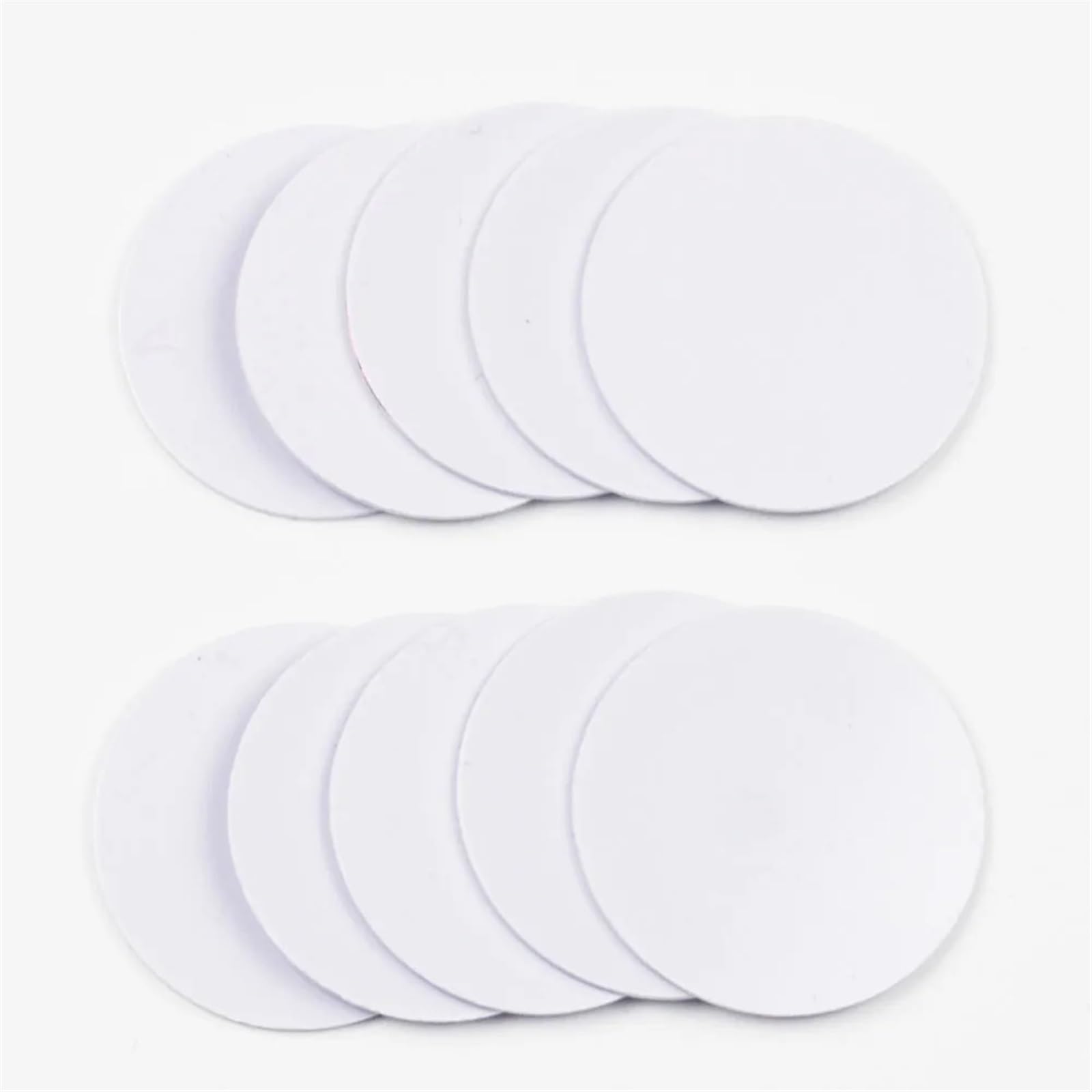 5/10 sztuk/partia EM4305 T5577 Duplicate RFID 125 Khz 25 mm PVC Clone Copy Rewritable Writable Coin Tag Card (10 szt.)