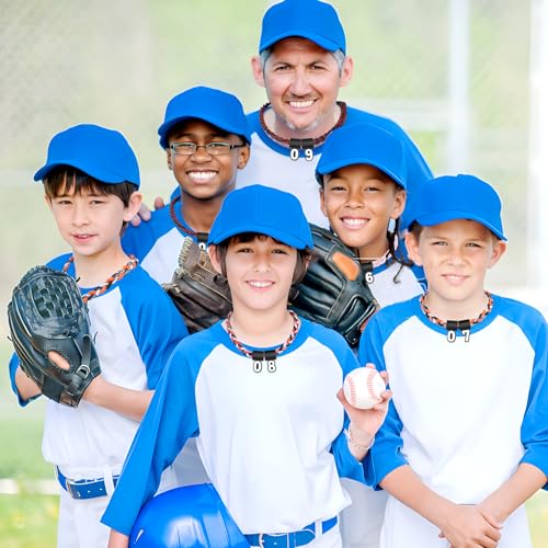 image for Willtok Number - 1 Pendants for Baseball Necklace, Pick Your Number -1
