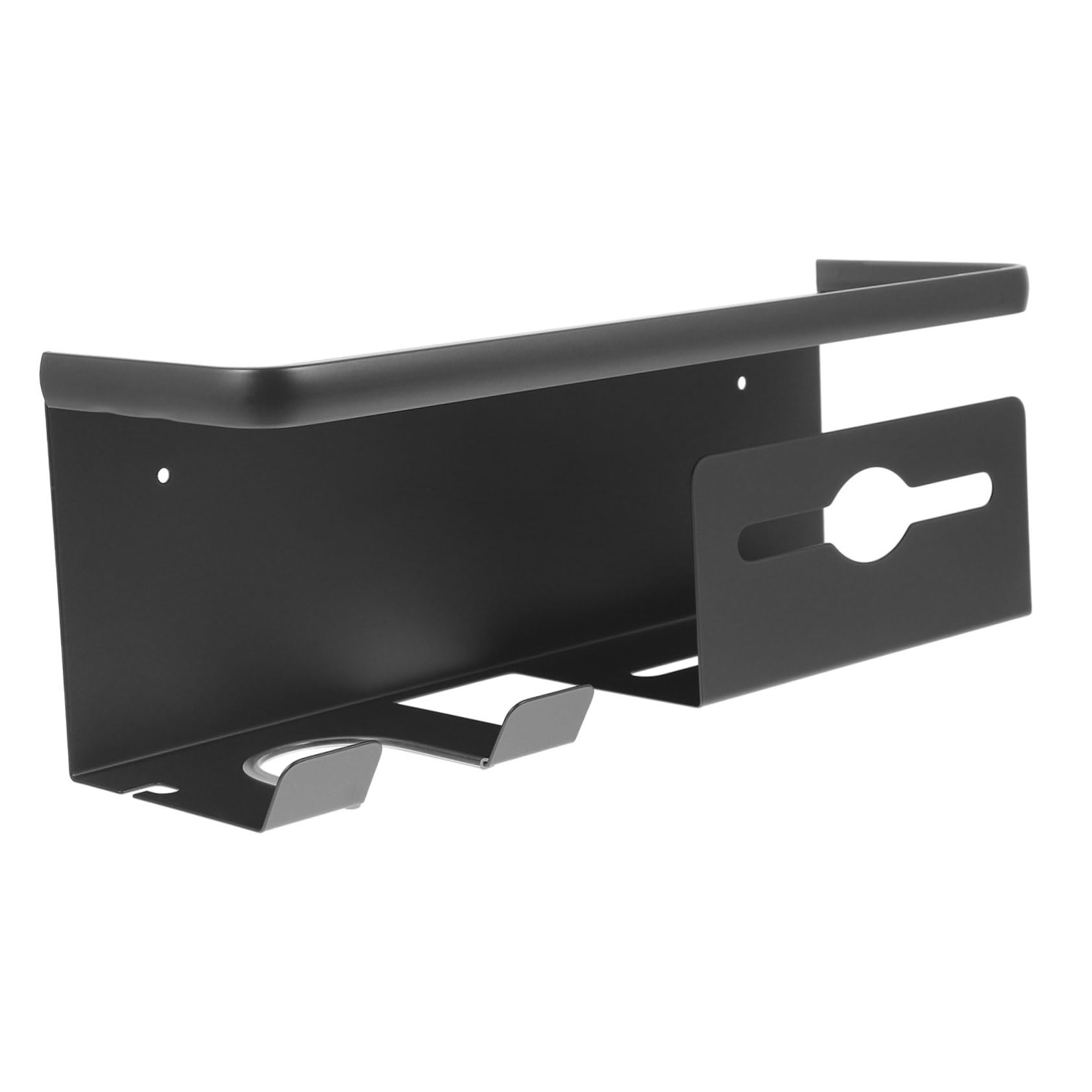 Alipis Estante De Baño Secador De Cabello Organizador De Secador De Pelo Soporte para Secador De Pelo Montado En La Pared Almacenamiento De Secador De Pelo Alisador Titular Acero