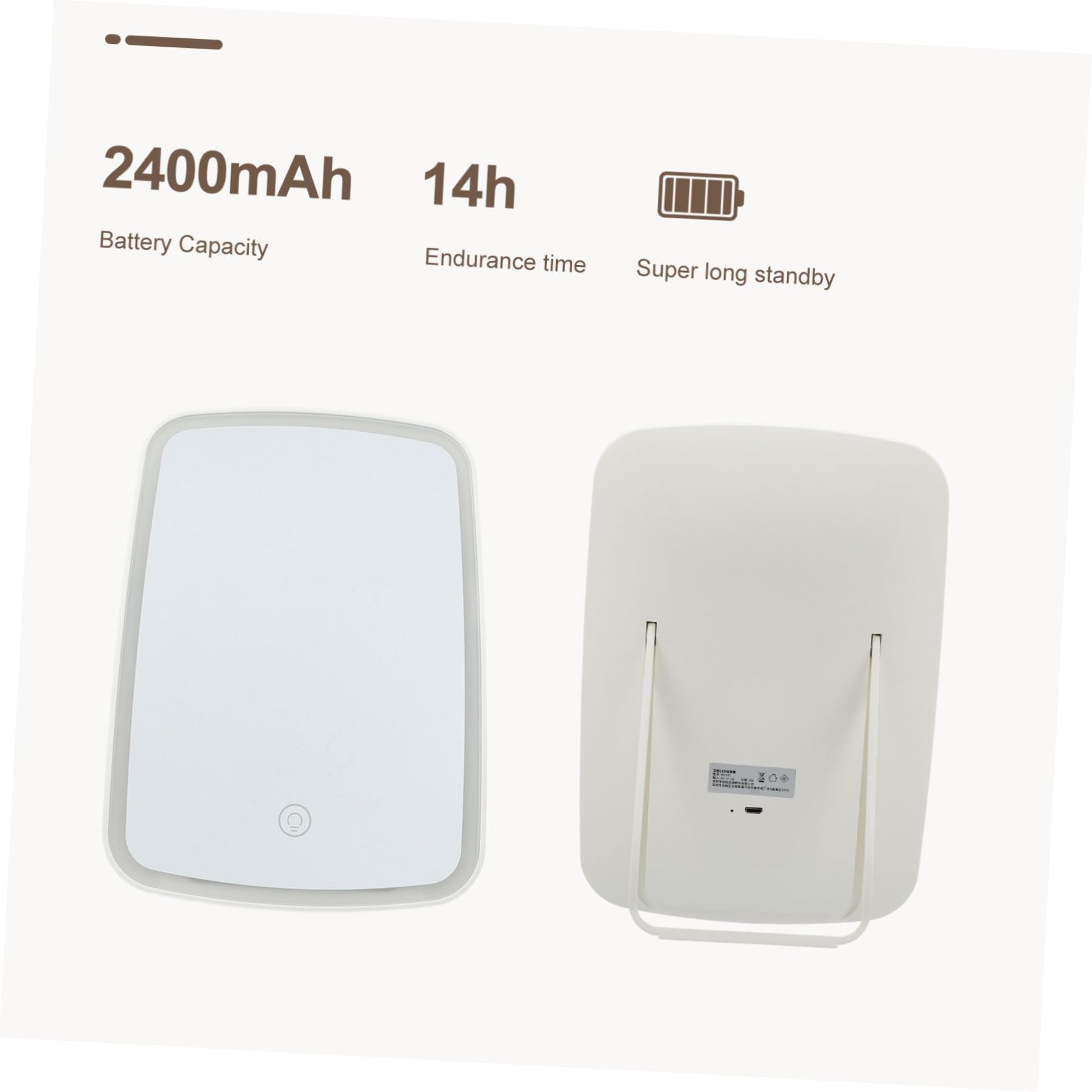 LED Portatile con Illuminazione Design e Compatto per Modalità per Make Up Situazione