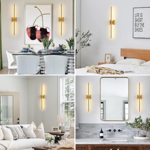 Image of 15800 mAh Battery Operated Wall Sconces with Remote Control Dimmable Battery Powered Cordless Rechargeable Wall Sconces Set of Two 3000K LED Log Burlywood Wireless Wall Light for Living Room